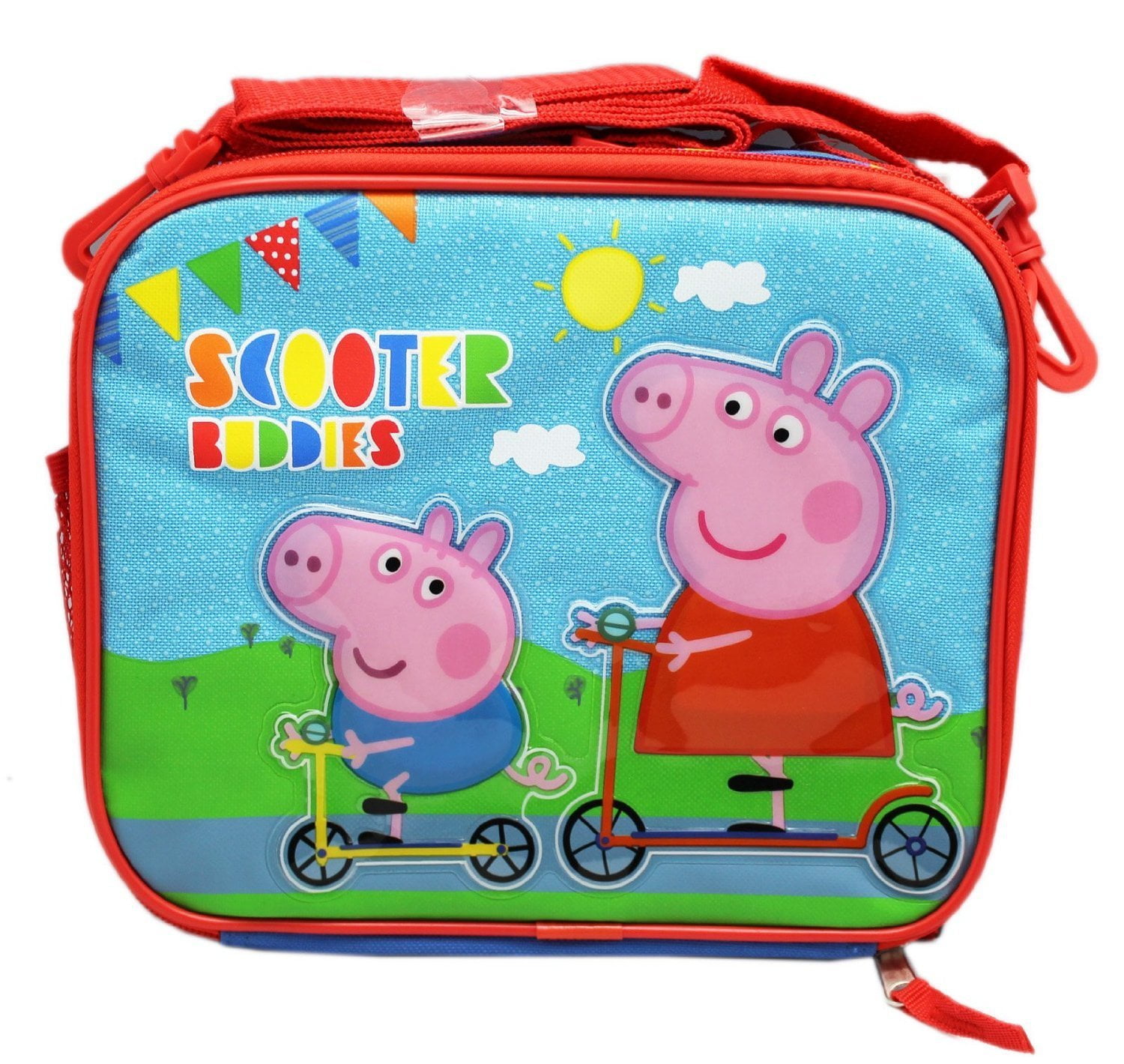 Peppa Pig Scooter Buddies Lunch Bag, Peppa Pig lunch bag By EONE