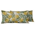 thumbnail image 1 of VargottamIndoor/OutdoorPolyester FabricLumbarPillowCover,All-Weather Waterproof Rectangular Cushion Case for Patio Furniture,12" x 18"Set of 2 -Tropical-83, 1 of 6