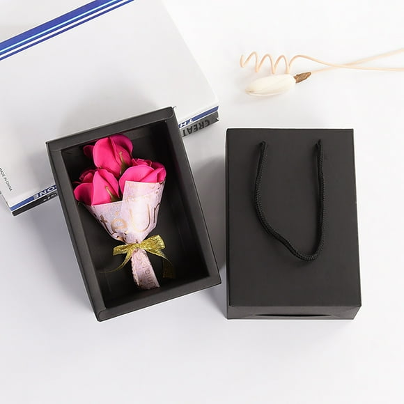 Danhjin Artificial Rose Mother's Day Gift Immortal Rose Flower Soap Bouquet Party Wedding Decor Women Fake Flowers