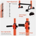 thumbnail image 2 of PROHIKER Power Tower Dip Station, Pull Up Bar Stand Power Rack with Backrest, Height Adjustable Strength Training Equipment for Fitness Home Workout, Orange, 2 of 8