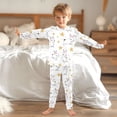 thumbnail image 6 of Lovely Rabbits and Stars Cotton Pajamas 2 Piece Set Sleepwear Soft and Comfortable Homewear Nightwear, 6 of 7