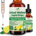 thumbnail image 1 of Suplemento de cortisol en gotas líquidas de 60 ml con ashwagandha de magnesio, 1 of 7