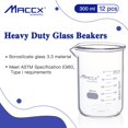 thumbnail image 2 of Vaso de vidrio Maccx BKL300-012, 300 ml, borosilicato 3.3, paquete de 12, 2 of 7