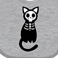 thumbnail image 4 of Inktastic Skeleton Cat Boys or Girls Baby Bib, 4 of 4