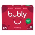 thumbnail image 1 of Bubly Cranberry Sparkling Water 12 x 355 mL, Cans, 1 of 5