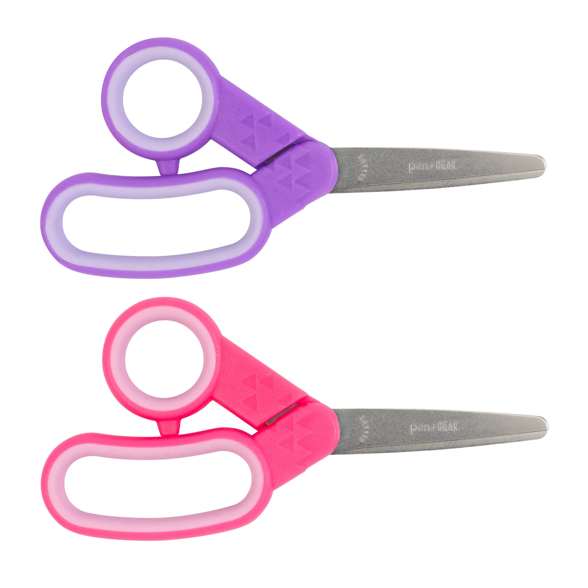 Pen+Gear 5 Inch Blunt Scissors 2 Pack, Pink and Purple