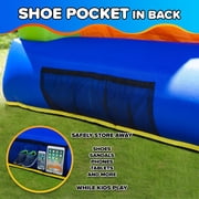Sportspower Kids Inflatable Bounce House with Slide & Blower, Bouncy Castle Jumper for Backyard Outdoor Indoor Play, Toddler Bounce House Ages 3–8