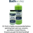 Bathworks DIY "Quick Dry" Black Bathtub & Tile Refinishing Kit w/Non