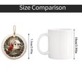 thumbnail image 5 of Acrylic Cardinal Tree Decor Featuring 3-Inch Diameter Winter Birdhouse Design, Aesthetic Home Decor for Mantel and Window Display, Festive Christmas Decorations Set of 1, 5 of 6