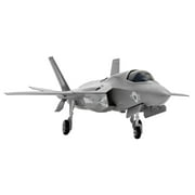 Skill 1 Model Kit F-35 Lightning II Snap Together Painted Plastic Model Airplane Kit by Airfix Quickbuild
