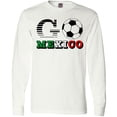 thumbnail image 3 of Inktastic Go, Mexico- Soccer, Football Long Sleeve T-Shirt, 3 of 5