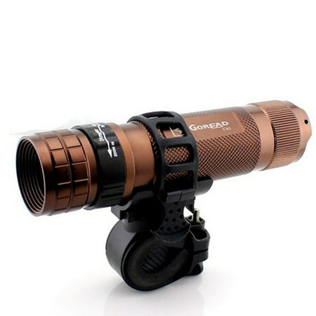- Adjustable 360° Rotatable Cycling Grip Mount Bike Clamp Clip Bicycle Flashlight LED Torch Light Holder