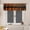 Color 3, variant on AshasdS Farmhouse Bless Our Home Window Valance Rustic Country Curtain Valance Decorative Kitchen Home Decor