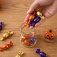 thumbnail image 6 of Tepsmf Halloween Pumpkin Glass Jar Candy Storage Container with Lid Small Gift Treat Holder Holiday Decor Prop, 6 of 6