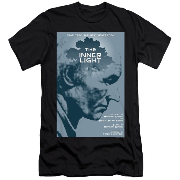 Star Trek Tng Season 5 Episode 25 Premium Canvas Adult Slim Fit 30/1 T-Shirt Black