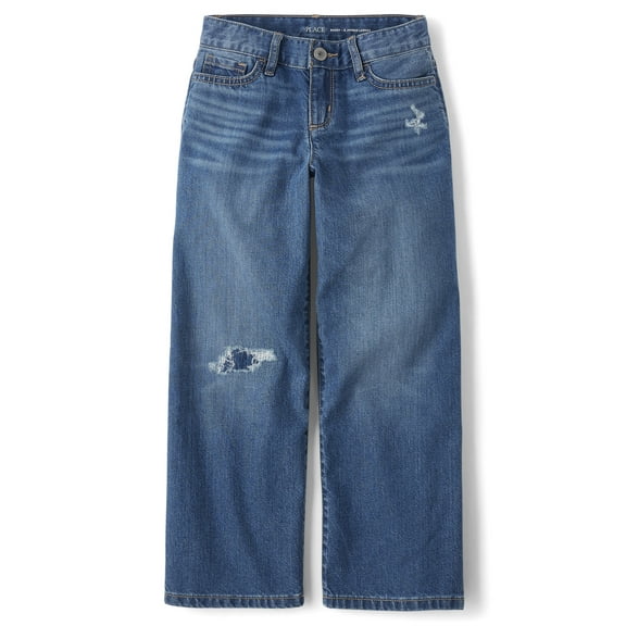 The Children's Place Girls Baggy Fit Destructed Jeans, Sizes 4-16
