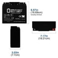 thumbnail image 4 of Mighty Max Battery ML22-12 - 12V 22AH Replacement Battery compatible with BMW R1200C R1150GS, R 51913, 4 of 4