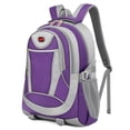 thumbnail image 2 of 25L Unisex Backpack Lightweight Multi-Pocket Daypack for School,Work,Hiking,Travel, Pink - B930, 2 of 8