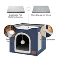 thumbnail image 3 of Cama para gatos Bedsure Cat Cave para gatos de interior con almohadilla rascadora B, 3 of 6