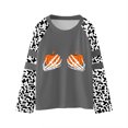 thumbnail image 1 of Gibobby blusas de vestir Niñas formal Niñas Halloween Calabazas Impresiones Casual Leopardo Niñas Sudaderas Niños Pequeños Niños Niñas Tops de Manga Larga （Anaranjado， 9-10 Años), 1 of 4
