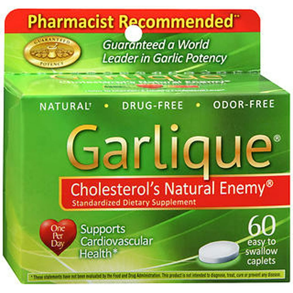 Garlique Standardized Dietary Supplement Caplets 60ct