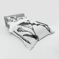 thumbnail image 2 of Ambesonne Black and White Bedding Set 4 Pcs, Root Vegetable, Queen, Black White, 2 of 2