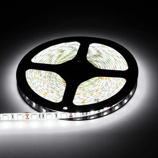 Water Resistant led Strip Light 5M 300 LEDs Cool White Color DC 12V 5A