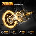 thumbnail image 3 of AONPO A20 Pro Electric Bike for Adults, 20*4.0 Fat Tire E-Mountain Bicycle,Peak 2000W Motor 52V 22.5Ah 7-Speed E-Bike UL2849, LCD Display with NFC Unlock, 3 of 8