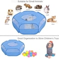 thumbnail image 5 of Parque infantil para animales pequeños, tienda de campaña con jaula para mascotas con cremallera para tienda de campaña portátil para interior y exterior, 5 of 5