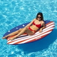 thumbnail image 4 of Swim Central Inflatable Americana Surfer Swimming Pool Lounge Float - 73", 4 of 7
