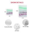 thumbnail image 7 of Green Purple Ombre Kitchen Dish Towels for Drying Dishes Set of 3, Abstract Modern Art Fluid Striped Waffle Weave Microfiber Hand Tea Bathroom Towels Quick Dry & Absorbent Towel 15.7x23.6, 7 of 7