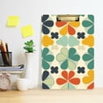 thumbnail image 2 of FORMRS Acrylic Clipboard with Low Profile Clip Standard A4 Letter Size, 12.5" x 9", Beige Clover Pattern, 2 of 8