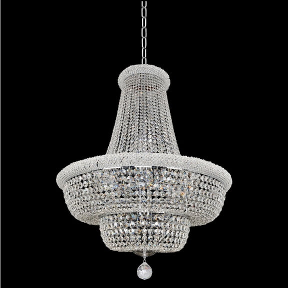 Allegri 020972 Napoli 21 Light 34" Wide Empire Chandelier - Chrome