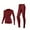 Wine, variant on Fengactive Womens Thermal Underwear Set - Long Johns for Base Layer for Winter-Warm Loungewear