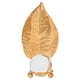 thumbnail image 3 of Adornos de bola de cristal de hoja dorada de lujo, simples y modernos, para estudio, habitación, escritorio, decoraciones de metal, 3 of 5
