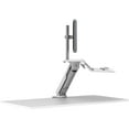 thumbnail image 6 of Fellowes, FEL8081701, Lotus RT Single Sit-Stand Workstation, 1 Each, White, 6 of 13