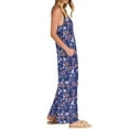 thumbnail image 3 of Fantaslook Jumpsuits for Women Casual Sleeveless Spaghetti Strap Rompers Boho Wide Leg Jumpsuits Overalls Dressy Trendy Outfits Clothes, 3 of 8