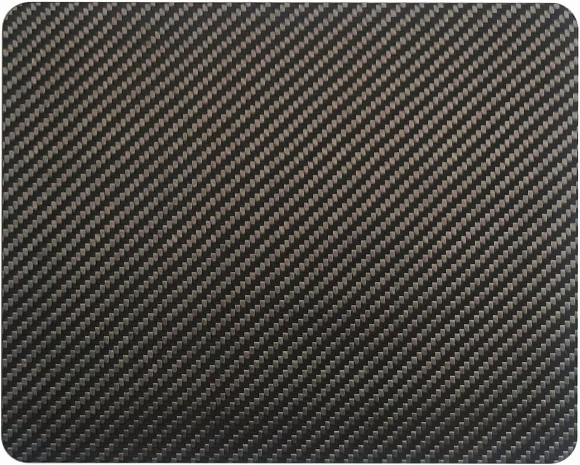 Multipurpose Carbon Fiber Mouse Pad - Hard, Thin, and Lightweight for Office, Gaming, and Daily Computer Use on Desk or Lap (3k Twill, Large)