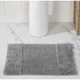 thumbnail image 3 of Better Trends 3 Piece Bathroom Rug Set, 100% Cotton, Extra Soft Tufted Bath Mat, Water Absorbent & Non Slip Bath Rug, (Gray) Granada Collection, 3 of 7