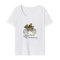 thumbnail image 1 of Camiseta básica de cuello redondo Yinane para mujer M, 1 of 7