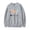 Gray, variant on Example Merch Hoodie unisex long sleeved retro casual round neck pullover