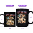 thumbnail image 4 of Happy New Year with German Shepherd Fireworks Holiday Xmas Winter 2025 Mug Alsatian Dog Lover Gifts Coffee Tea Cup - 00025, 4 of 4