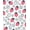 Pink, Pattern 3, variant on ODIKA 4' x 6' Machine Washable Non-Slip Area Rug, Kawaii Tree High Traffic Rug, Green, 682325