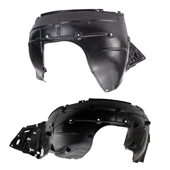 TRQ Inner Fender Liner Set Fits Select 2017-2018 Honda Civic HO1248176 HO1249158