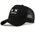 thumbnail image 3 of FINALGANG Womens Mens Trucker Cap Cartoon Patch Mesh Back Adjustable Fit Hat For Casual Daily Outdoor Activities Fashionable Headwear, 3 of 3