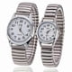 thumbnail image 5 of Men Women Wristwatches Couple Flexible Stretch Band Quartz Watches, 5 of 5