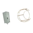 thumbnail image 6 of Storage Bin Mini Locker Cabinet Wall Shelf Metal Construction Space Saving Organizer for Home Apartments, 6 of 8