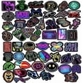 thumbnail image 3 of 50 Pcs Stickers, Graffiti Stickers, Neon Graffiti Laptop Stickers, Waterproof Sticker Packs, for Bicycles, 3 of 5