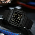 thumbnail image 2 of SANDA New Men's Watches Sport Military Watch Shock Resistant Waterproof Digital Wristwatch for Men Clock relogio masculino 2129, 2 of 6