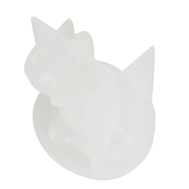 Molde de silicona de cristal con forma de animal para aromaterapia, yeso, decoración, manualidades, perro